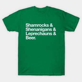 St. Patrick's Day Words T-Shirt